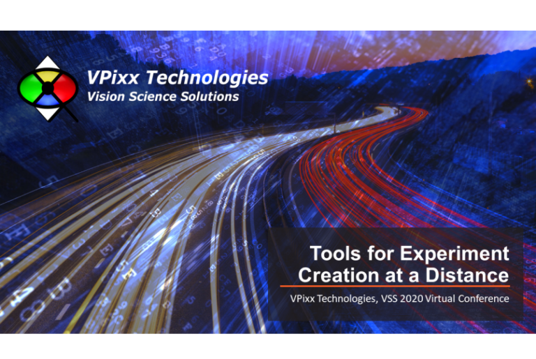 Tools for Experiment Creation (Virtual VSS 2020)
