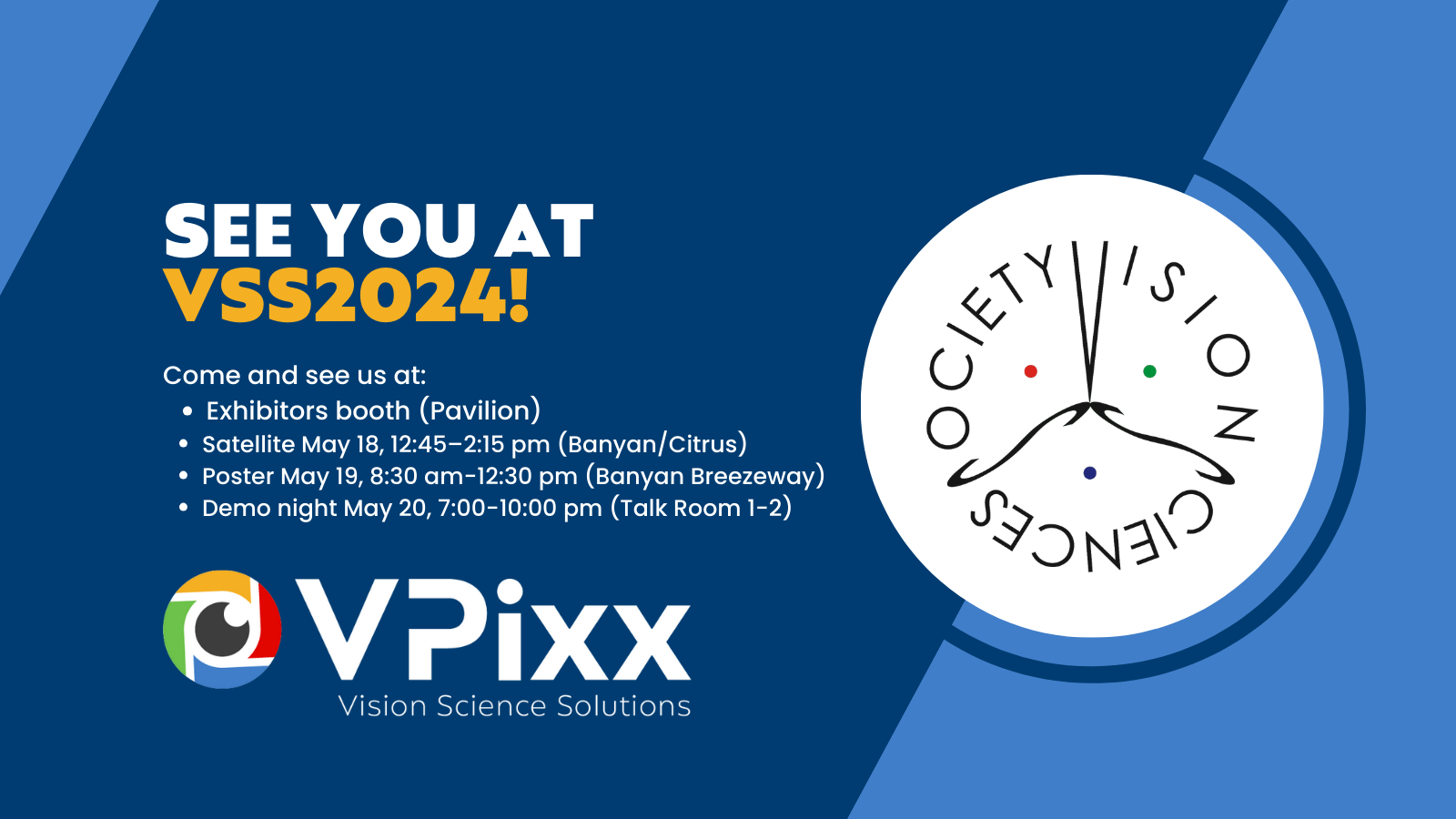VPixx Technologies will be at VSS2024!