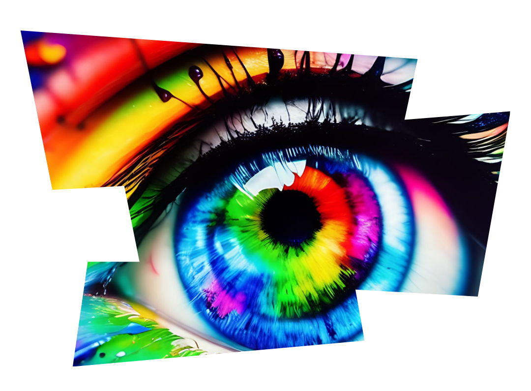 Extreme Color — vivid eye illustration